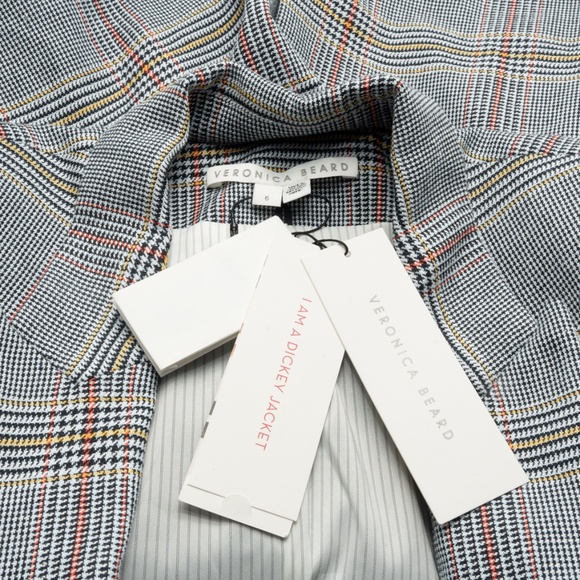 Veronica Beard Miller Plaid Dickey Jacket - Picture 3 of 16